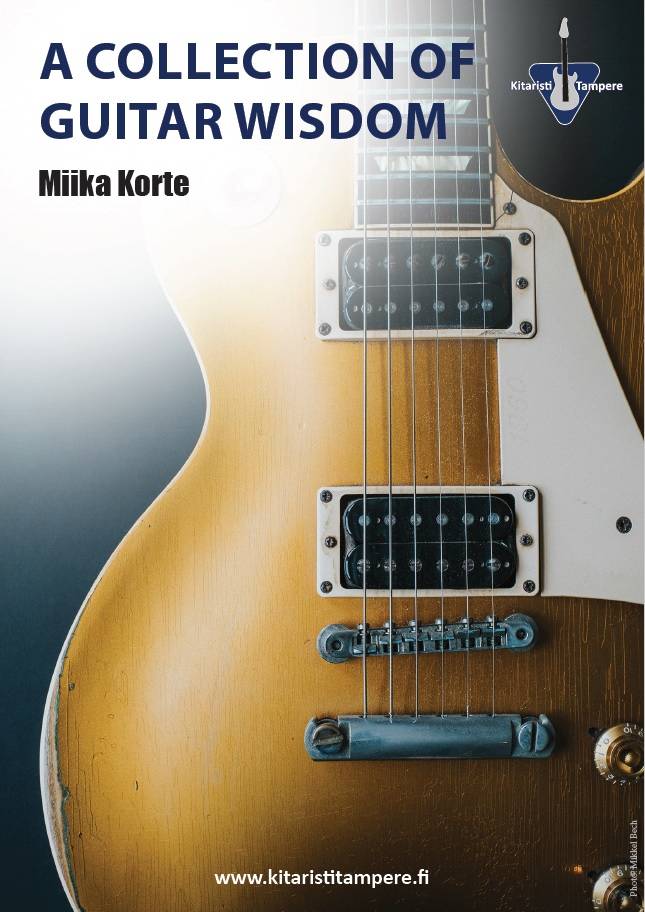 Collection Of Guitar Wisdom Book Gold Les Paul